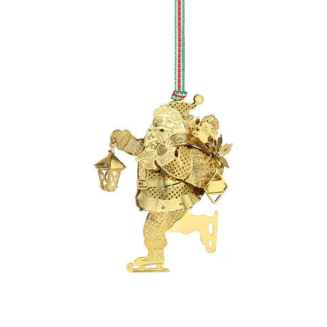 Newbridge Skating Santa Christmas Tree Decoration