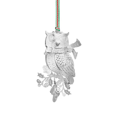 Newbridge Owl with Scarf Christmas Tree Decoration