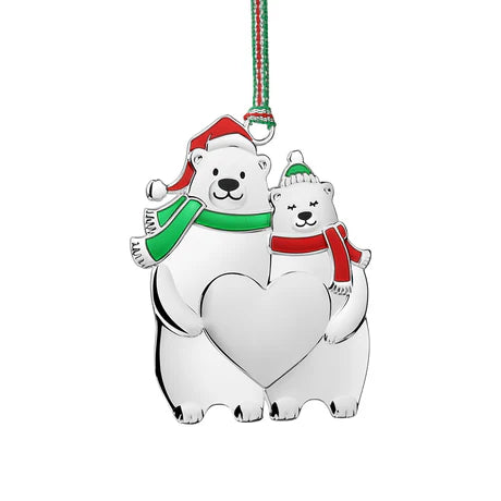 Newbridge Polar Bear Couple Christmas Tree Decoration