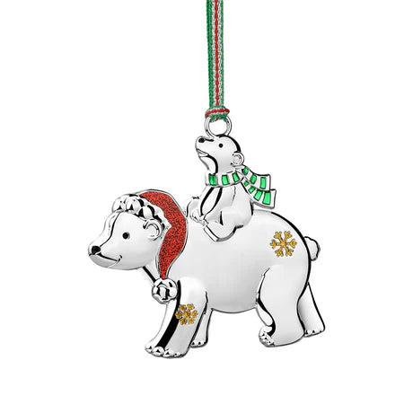 Newbridge Polar Hear with Cub Christmas Tree Decoration