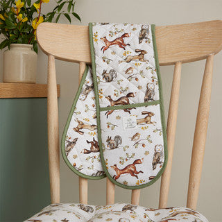 Cooksmart Forest Fable - Double Oven Glove