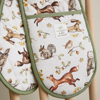 Cooksmart Forest Fable - Double Oven Glove