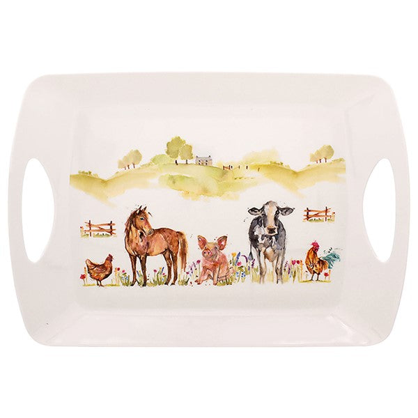 JD Farmyard Large Tray