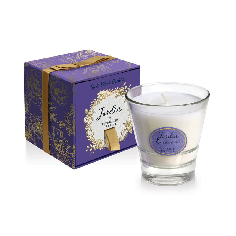 Tipperary Crystal Jardin Collection Candle - Fig & Black Orchid