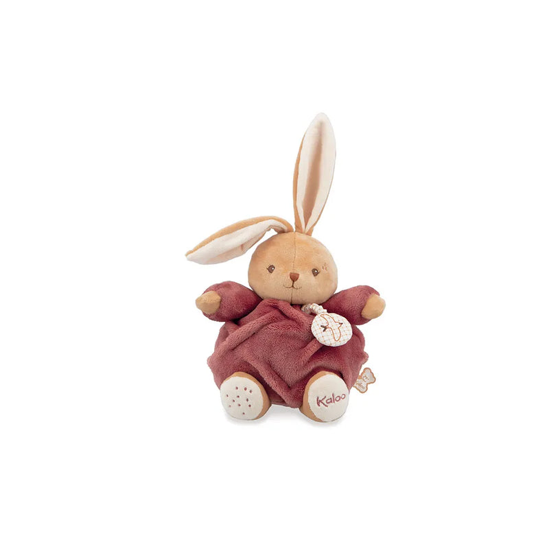 Kaloo Chubby Rabbit Burgundy  17cm