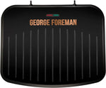 George Foreman Medium Fit Grill - Versatile Griddle, Hot Plate and Toastie Machine with Improved Non-Stick Coating and Speedy Heat Up, Black and Copper