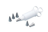 KC KitchenCraft Icing Syringe With Stainless Steel Nozzles