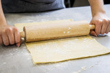KitchenCraft Beech Wood Revolving 44cm Rolling Pin