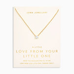 Joma Jewellery 6915 - Love From Your Little Ones 'One' Necklace In Gold Plating