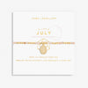 Joma Jewellery 6138 - July A Little Birthstone Gold Bracelet