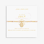 Joma Jewellery 6138 - July A Little Birthstone Gold Bracelet