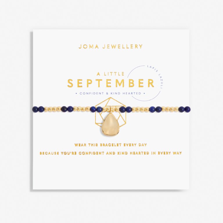 Joma Jewellery 6140 - September A Little Birthstone Gold Bracelet