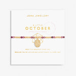 Joma Jewellery 6141 - October A Little Birthstone Gold Bracelet