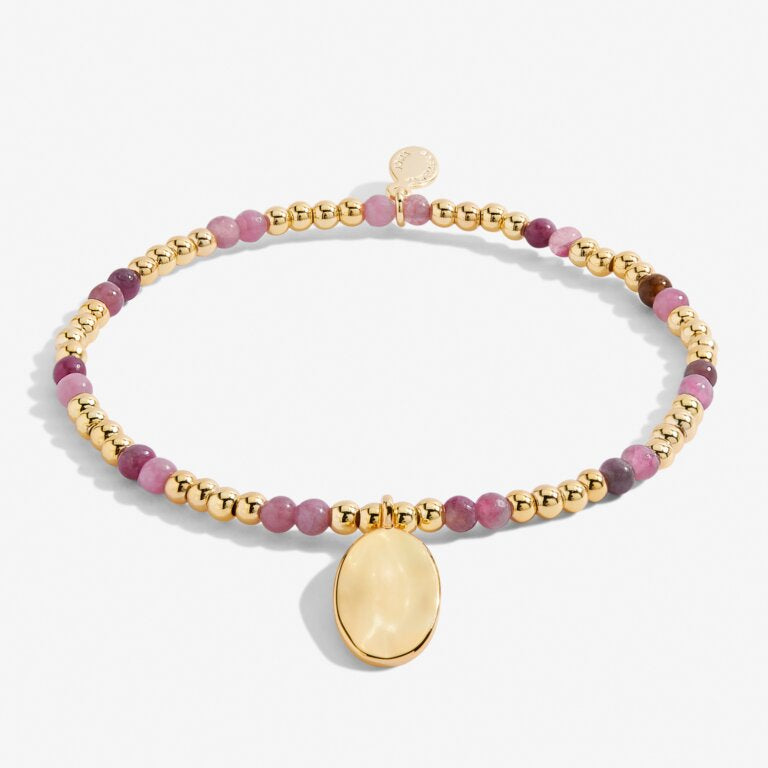 Joma Jewellery 6141 - October A Little Birthstone Gold Bracelet