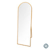 Tara Modena floor standing mirror gold 160cm