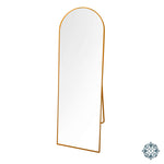 Tara Modena floor standing mirror gold 160cm
