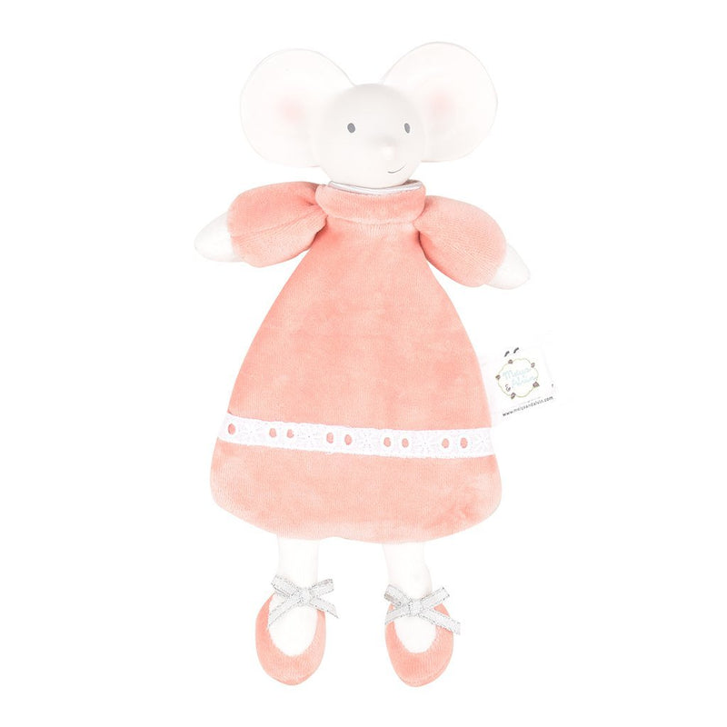 Inside Out Toys Natural Rubber Head, Organic Cotton Body Soft Toy Meiya Lovey