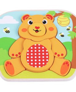 Inside Out Toys Bear Raised Puzzle
