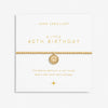 Joma A Little '40th Birthday' Bracelet In Gold 6990
