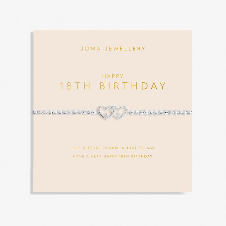 Joma Jewellery Forever Yours Happy 18th Birthday Bracelet 6159