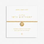 Joma A Little '18th Birthday' Bracelet In Gold Plating 6987