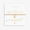 Joma Gold A Little 'Love You To The Moon And Back' Bracelet 6186
