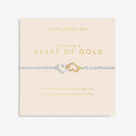 Joma Jewellery Forever Yours You Have A Heart Of Gold Bracelet