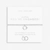 Joma A Little 'You're Engaged' Bracelet In Silver Plating 7002