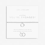 Joma A Little 'You're Engaged' Bracelet In Silver Plating 7002