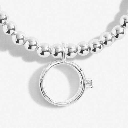 Joma A Little 'You're Engaged' Bracelet In Silver Plating 7002