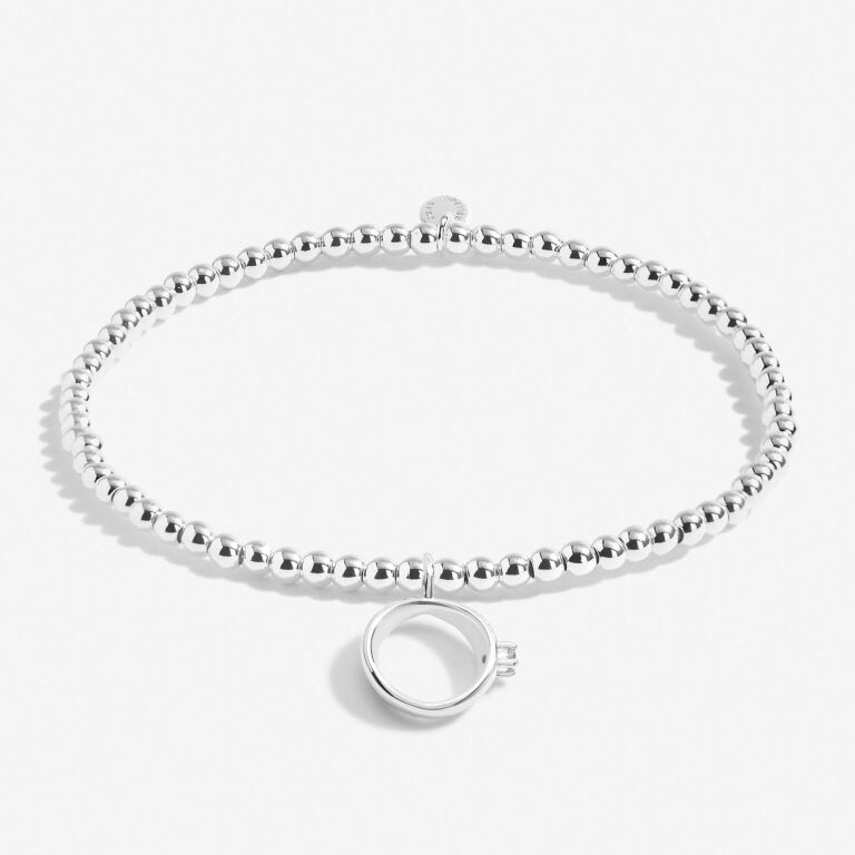 Joma A Little 'You're Engaged' Bracelet In Silver Plating 7002