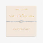 Joma Jewellery Forever Yours You Are One In A Million Silver Bracelet 6158