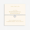 Joma A Little 'Wonderful Grandma' Bracelet In Silver Plating