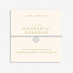 Joma A Little 'Wonderful Grandma' Bracelet In Silver Plating
