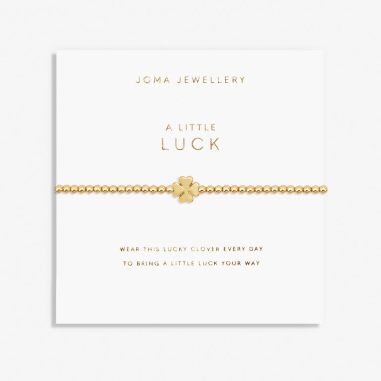 Joma A Little 'Luck' Bracelet In Gold Plating7586