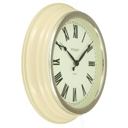 Dun 14” Cream classic wall clock