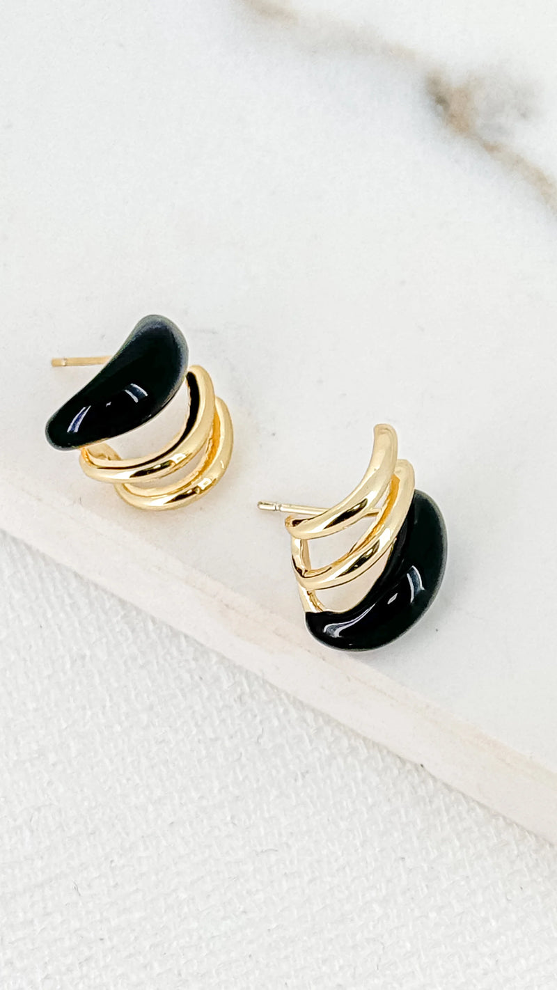 ENVY 4124/BK/E/E Earrings