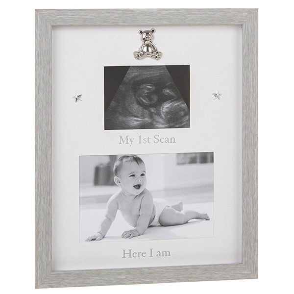 JD Modern Grey My 1st Scan Here I am Frame