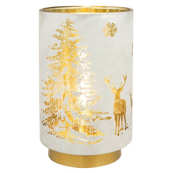 JD Xmas Edison Gold Forest Lamp Large