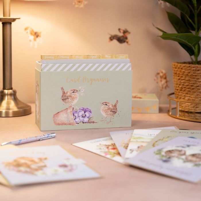 Wrendale CARD ORGANISER BOX