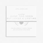 Joma A Little 'Gone Too Soon But Loved A Lifetime' Bracelet In Silver Plating