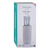 Viners Everyday Grey Ripple 5pc Knife Block Giftbox