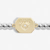 Joma A Little 'Positive Vibes' Bracelet In Silver Plating And Gold Plating