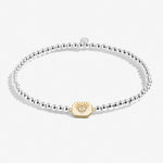Joma A Little 'Positive Vibes' Bracelet In Silver Plating And Gold Plating
