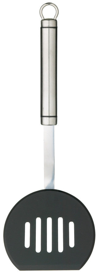 KitchenCraft Oval Handled Stainless Steel Non-Stick Half Round Turner