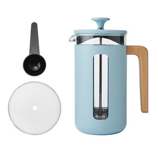 KC La Cafetière Pisa 8 Cup Cafetiere, Sky Blue