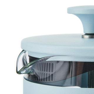 KC La Cafetière Pisa 8 Cup Cafetiere, Sky Blue