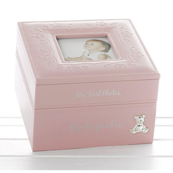 JD Baby Girl Keepsake & Photo Box