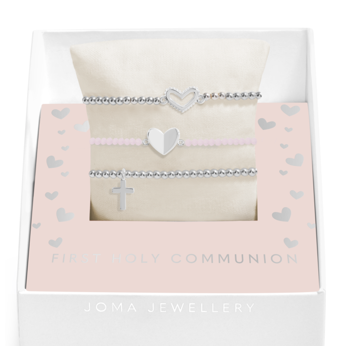 Joma Children's Celebrate You Gift Box 'First Holy Communion' In Silver Plating