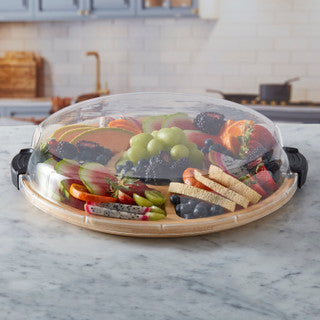 KC Farberware Build-a-Board Bamboo Divided Serving Board, 35.5CM